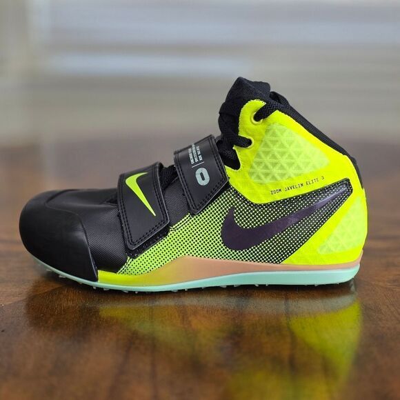 Nike Zoom Javelin Elite 3 Track & Field Spikes Shoes Black Volt 10.5 DV9193-001 - Picture 6 of 16